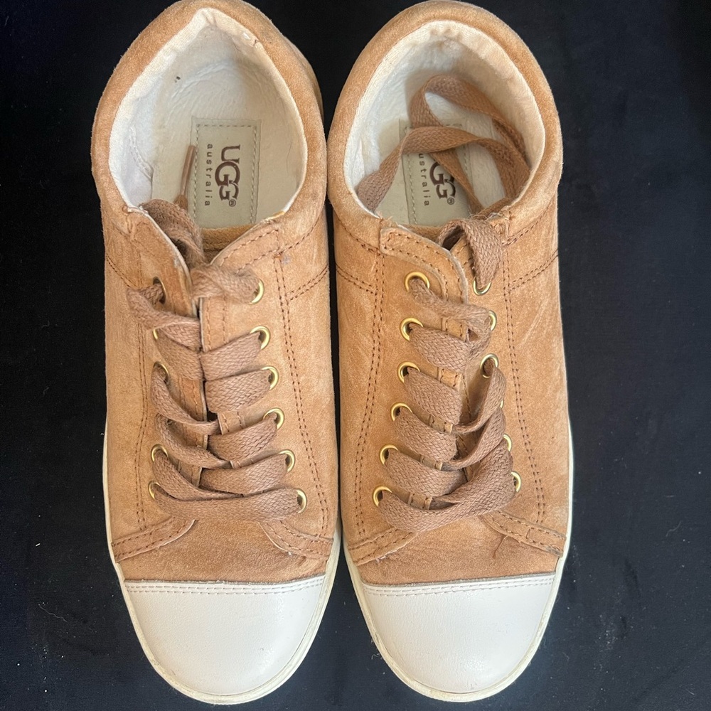 UGG Tan Suede Sneakers